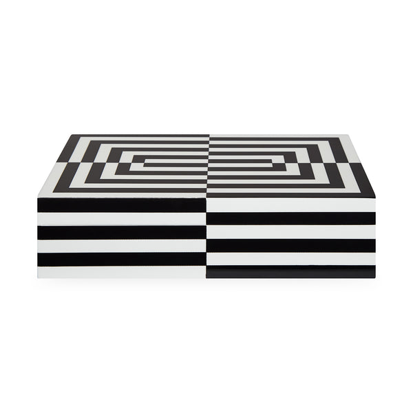 【Jonathan Adler】オプ アート レクタングル トレイ op_art_box_large_f266c63e-3ec2