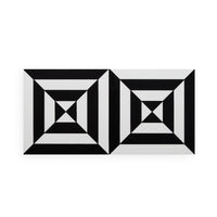 op art lacquer box- opened view