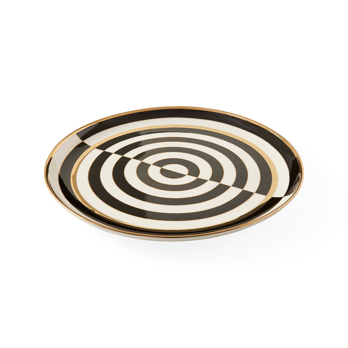 Op Art Round Tray - details view