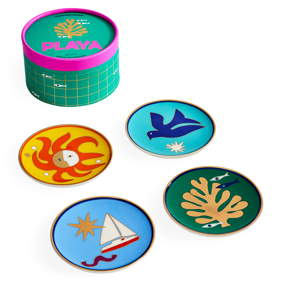 Playa Coasters with box