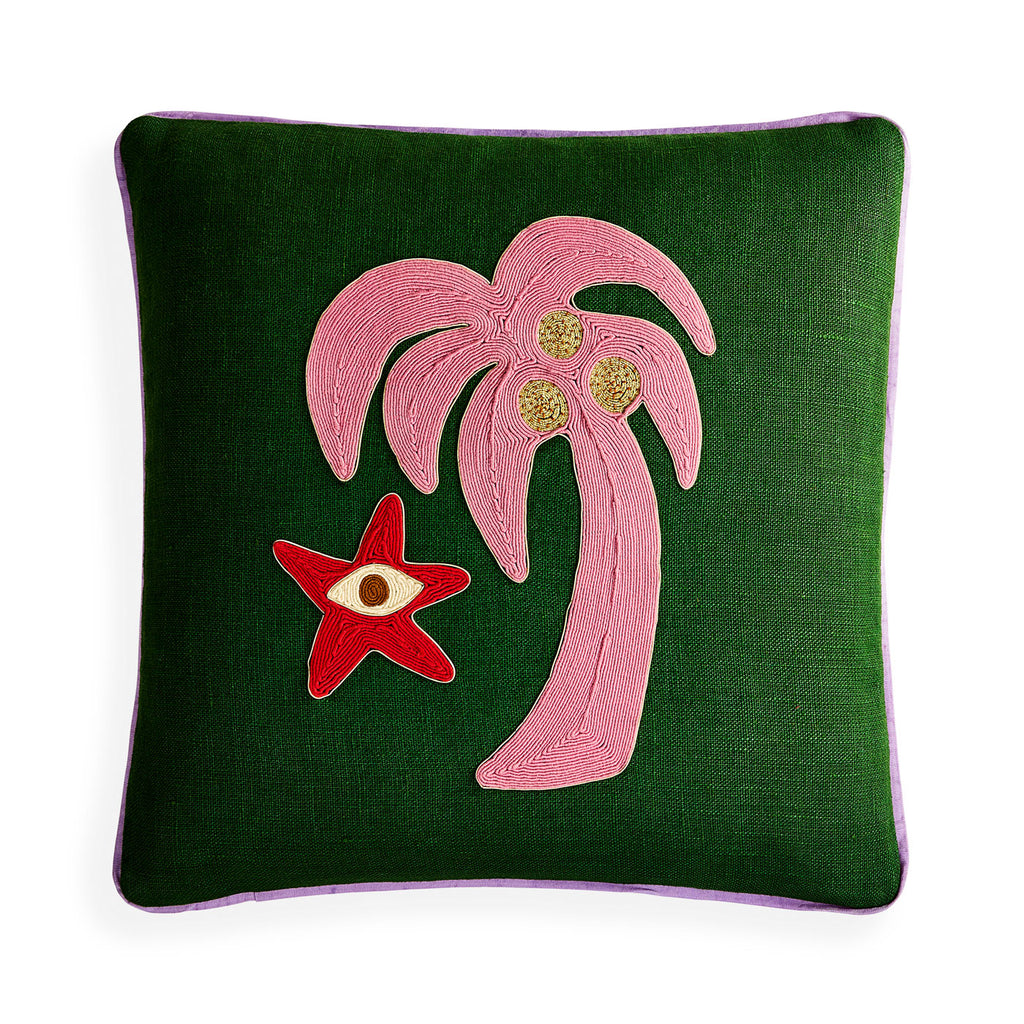 Playa Palm Tree Cushion
