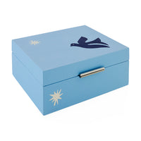 Playa Leather Jewelry Box closed