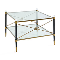Rider Two-Tier Cocktail Table - angle view