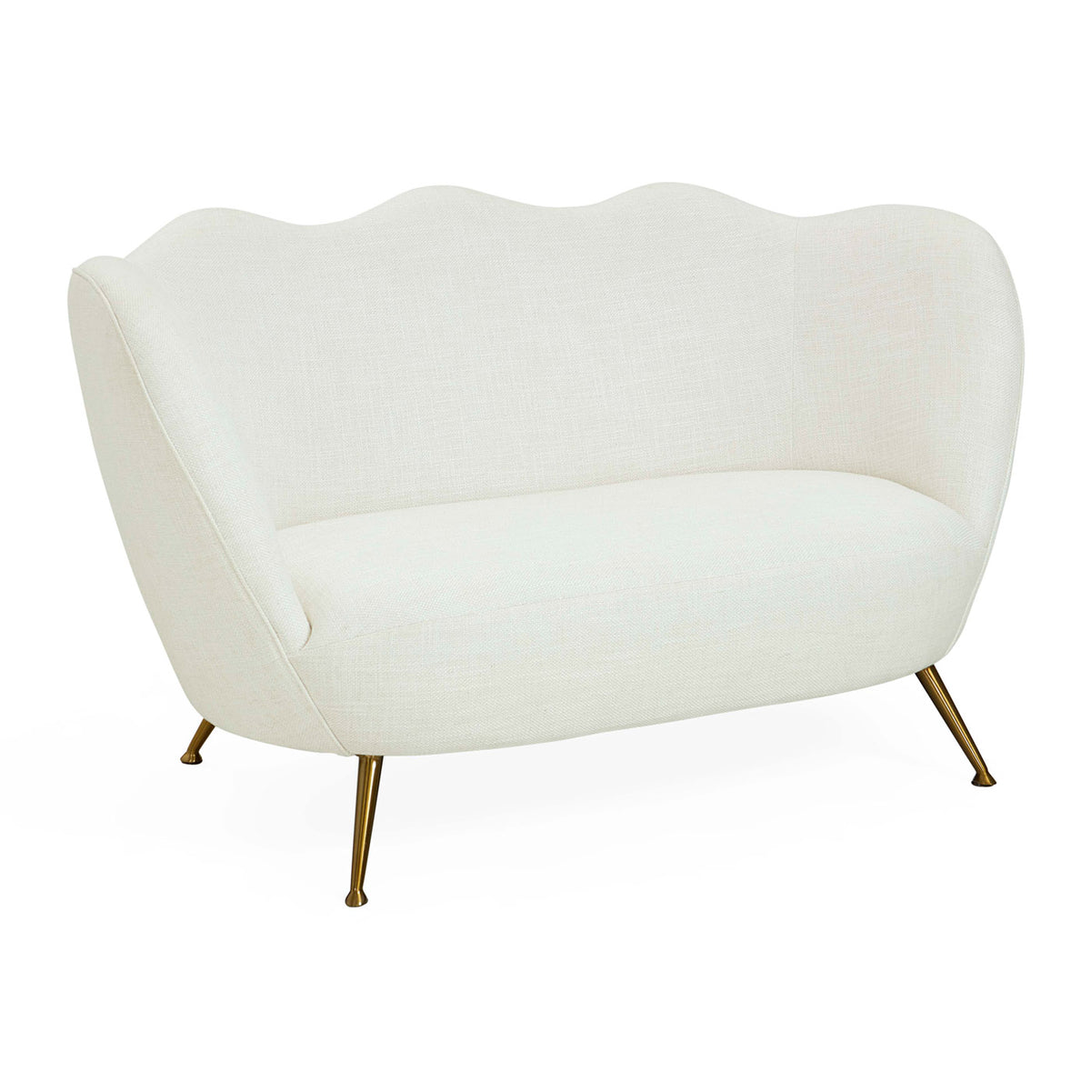 Ripple Apartment Sofa in lucerne oyster - side angle view