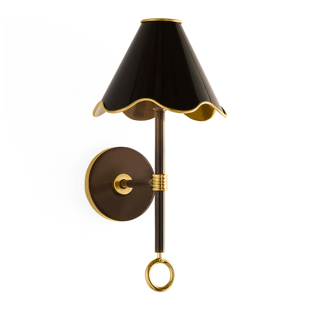 Ripple Rechargeable LED Sconce - angle view