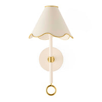 Ripple Rechargeable LED Sconce - front view
