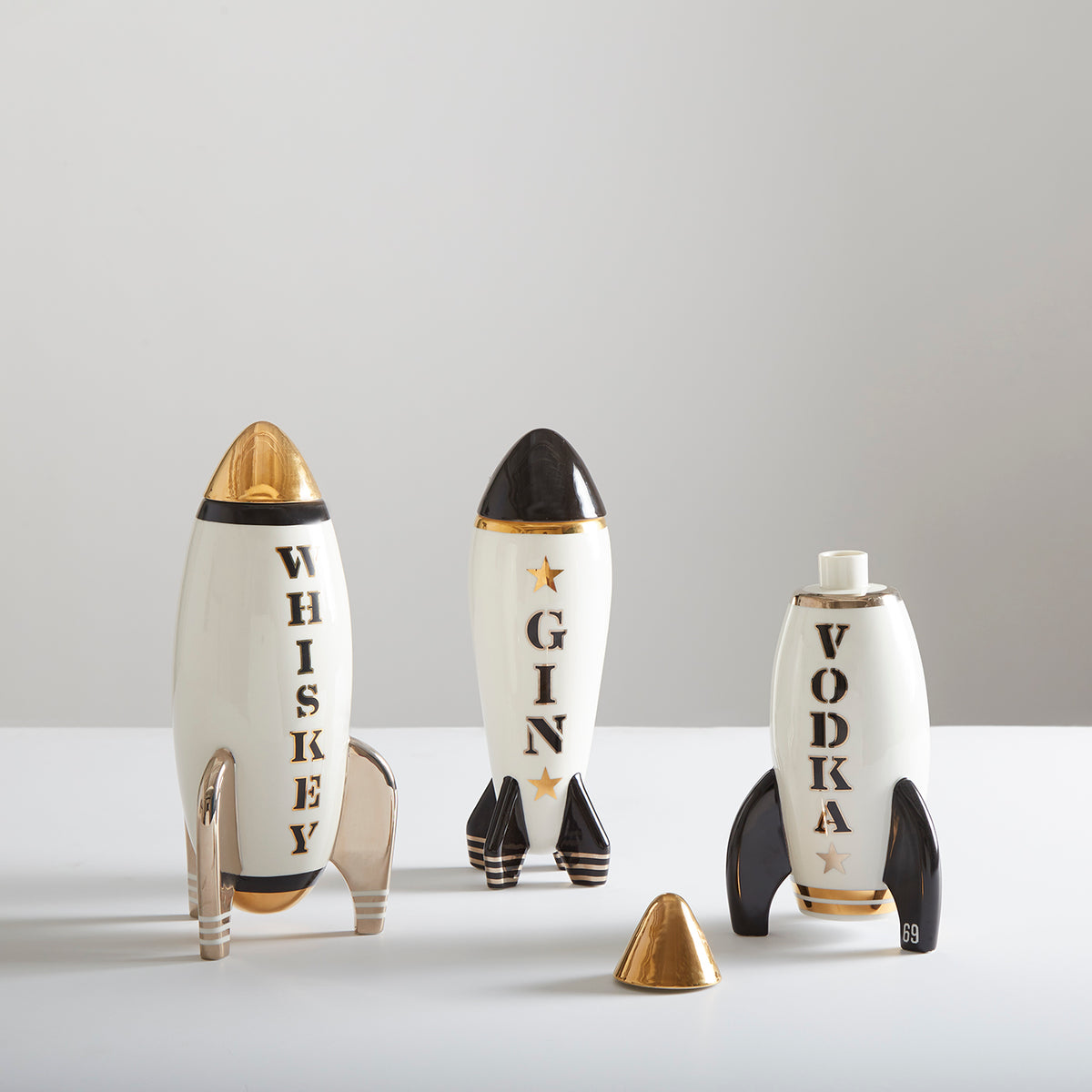 rocket decanter collection - styled view 3