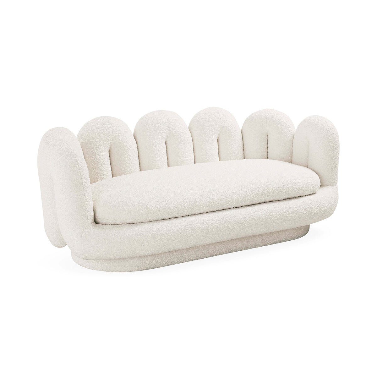 Serpentine Apartment Sofa - angle view