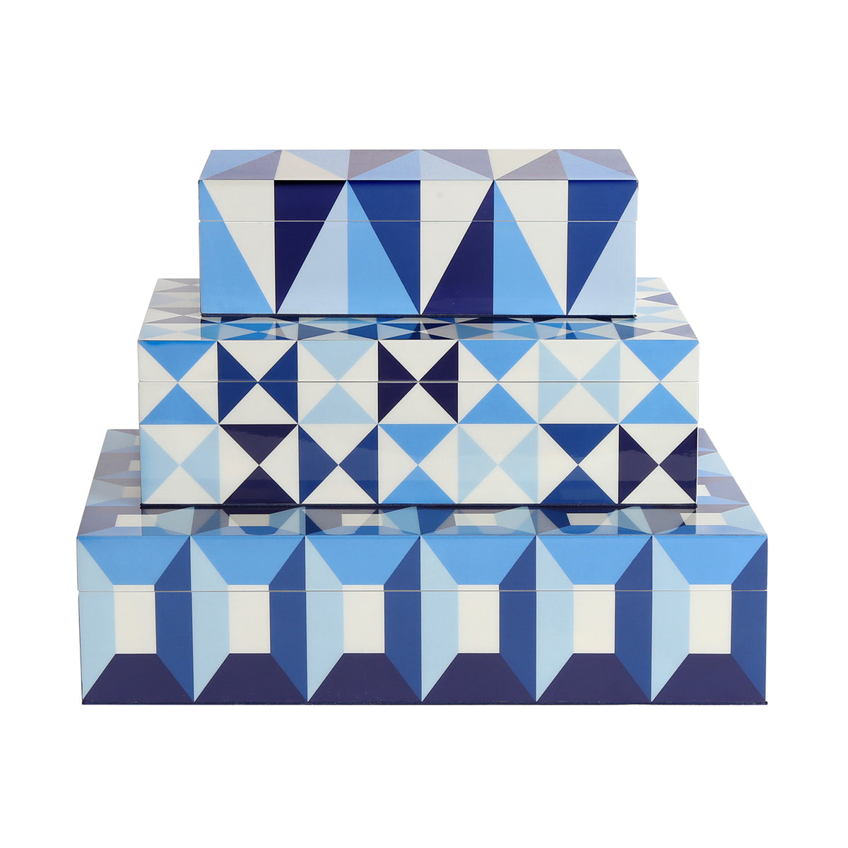 sorrento lacquer box collection - stacked view