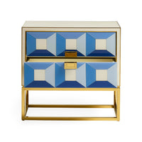 Sorrento Two-Drawer Console - drawer opened front view
