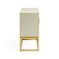 Sorrento Two-Drawer Console - side view