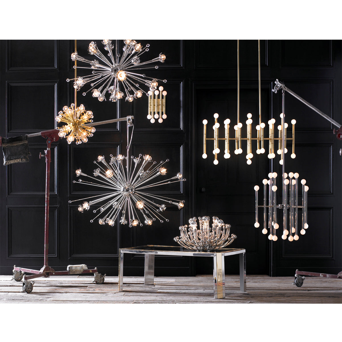 chandelier sconce collection - styled view