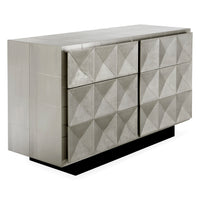 talitha six drawer dresser nickel - angle view
