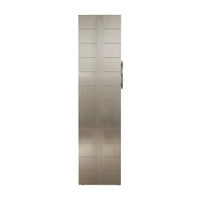 talitha armoire hand-stamped nickel abalone handles - detail view 2