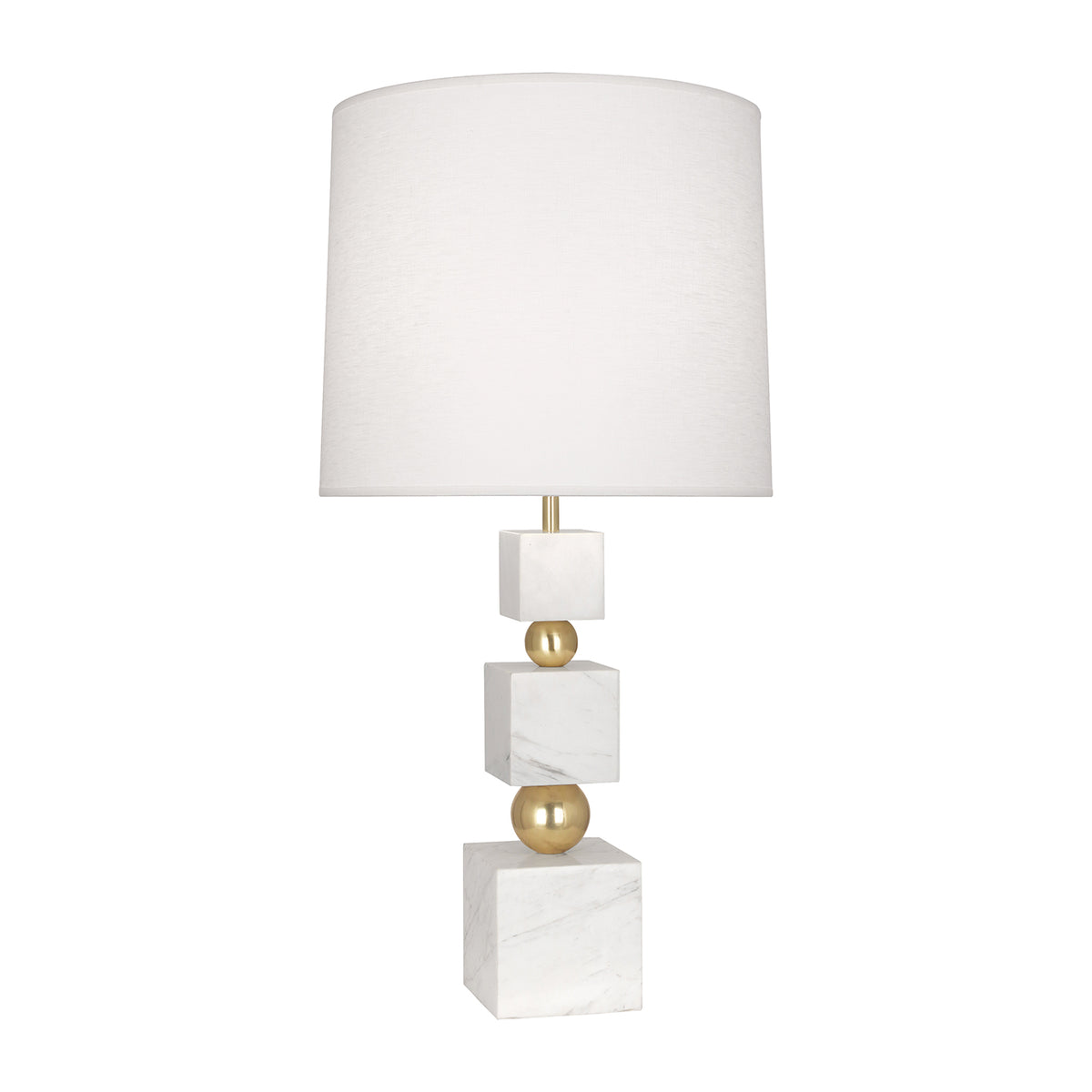Totem Lamp on Globo Fretwork Console in Entryway