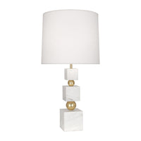 Totem Lamp on Globo Fretwork Console in Entryway