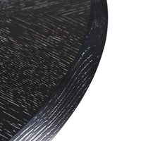 Close-up of a textured black surface