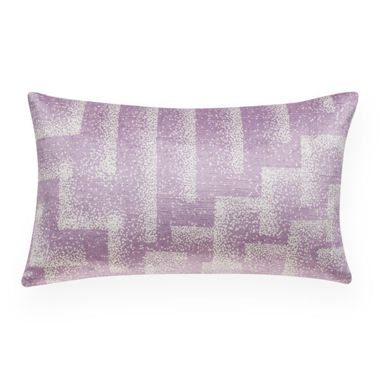 vapor rectangle pillow lavender velvet - front view