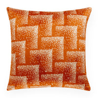 vapor steps pillow copper velvet - front view