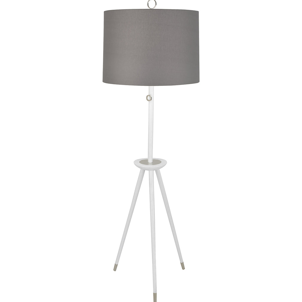 Ventana Tripod Floor Lamp Nickel &