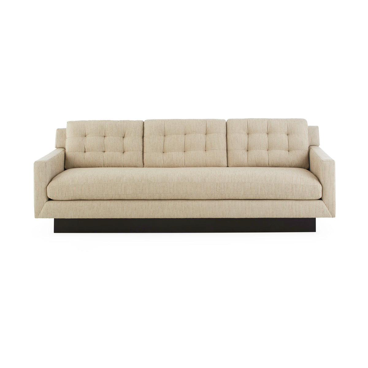 Wright Sofa in Arthur Flax Front View
