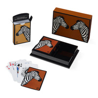 Zebras Lacquer Card Set - opened view